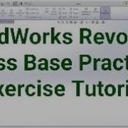SolidWorks Training Practice Exercises For Beginners 8 SolidWorks Revolved Boss Base Tutorial