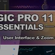 Logic Pro 11 03 User Interface Zoom Controls