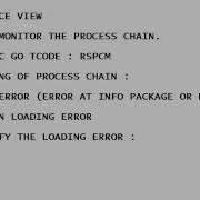 CLASS 36 Process Chains Scheduling