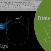 Create Linear Dimension For A Circle Using Smart Dimension