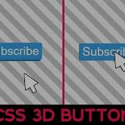 How To Make 3d Effect Animated Button Using Html Css Only
