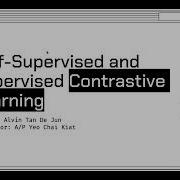 Alvin Tan De Jun Self Supervised And Supervised Contrastive Learning