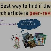 How To Find If The Journal Is Peer Reviewed Or Not How To Tell If A Paper Is Peer Reviewed