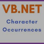 VB Net Tutorial How To Count The Occurrence Of Characters In VB Net Strings