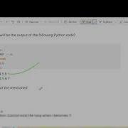 Top 10 Python MCQ On While And For Loops