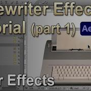 Typewriter Effect After Effects Tutorial Pt 1