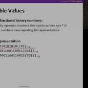 Optional Fractional Binary Numbers 16