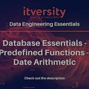 Database Essentials Predefined Functions Date Arithmetic