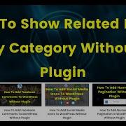 How To Show Related Posts By Category Without Plugin