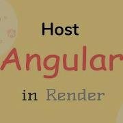 Host Angular App For Free