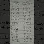 Multiplication 13 14 15 16 Table 13 14 15 16 Shorts Viral Trending Ytshorts