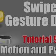 Swipe Gesture Leap Motion And Python Tutorial 9