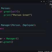 Python 84 Multiple Inheritance By Mosh Hamedani