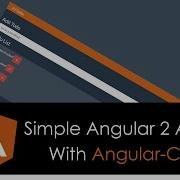 Simple Angular 2 App With Angular CLI