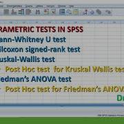 How To Do Non Parametric Tests In SPSS