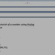 Factorial In Prolog