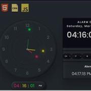 Alarm Clock Using Vanilla JavaScript Multiple Alarms Project