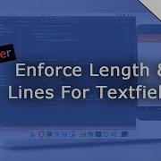 Flutter Tutorial Textfield Enforce Length Lines