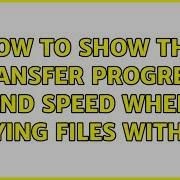 Ubuntu How To Show The Transfer Progress And Speed When Copying Files With Cp
