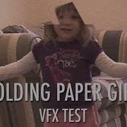 VFX Test Folding Paper Girl Effects Test Using Adobe After Effects