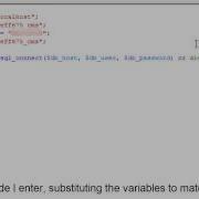 How To Make A CMS In PHP Part 2 Connecting To The Database