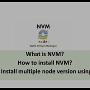 Install NVM Install Different Node Versions In Single Machine Using Nvm NVM NodeJS