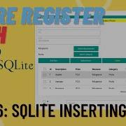 How To Make Store Product Register With Kivy KivyMD Part 6 Using Sqlite Inserting Data