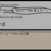Ruby Language Blocks 2 Procs
