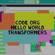 Code Org Hello World Transformers One Code Org Sprite Lab Project