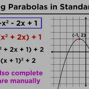 Graphing Conic Sections Part 3 Parabolas In Standard Form