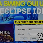 Create First Java GUI Using Eclipse IDE 2024 How To Install Swing In Eclipse Window Builder
