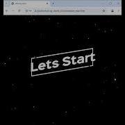 Simple Moving Stars Animation Using HTML CSS JavaScript