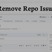 How To Delete An Issue In GitHub Manage Settings