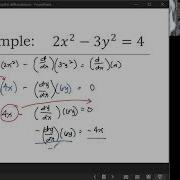 Implicit Differentiation Example 2