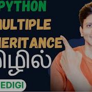 Python Multiple Inheritance In Tamil Inheritance In Python Oops Python Tamil