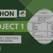 Python Projects For Beginner Project 1 Part 1 Creating A Receipt Printing Program