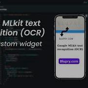 Google MLkit Text Recognition OCR FlutterFlow