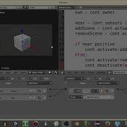 UPBGE Interactive Object Pop Up Screen Python