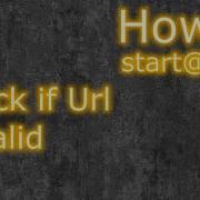 Java Check If Url Is Valid