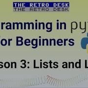 Lesson 3 Lists And Loops Python For Beginners