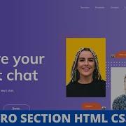 Create Hero Section With Html And Css Simple Hero Section