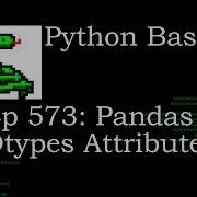 Python Basics Tutorial Pandas DataFrame Dtype Attribute