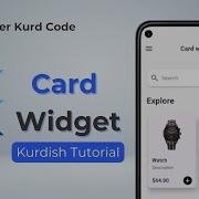 Flutter Card Widget Kurdish Tutorial With English Subtitles