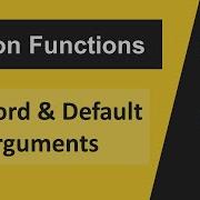 Python Tutorial In Hindi Keyword Arguments In Python Default Arguments In Python