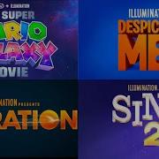 Illumination Trailer Logos 2010 2026 UPDATED W THE SUPER MARIO GALAXY MOVIE