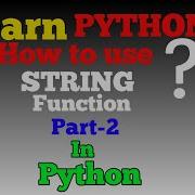 String Function In Python Part 2
