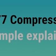 LZ77 Compression Example Explained Dictionary Technique