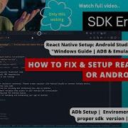 Error Android Sdk Version Not Found 34 0 0 Adb React Native Setup Android Setup Gradlew