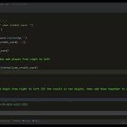 39 Exercise 20 Loops Credit Card Validator