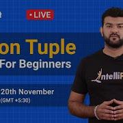 Python Tuple Python Tuple Tutorial Python Training Intellipaat